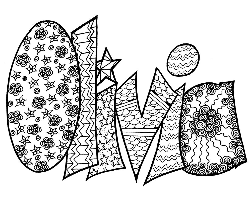 Personalized Name Coloring Pages