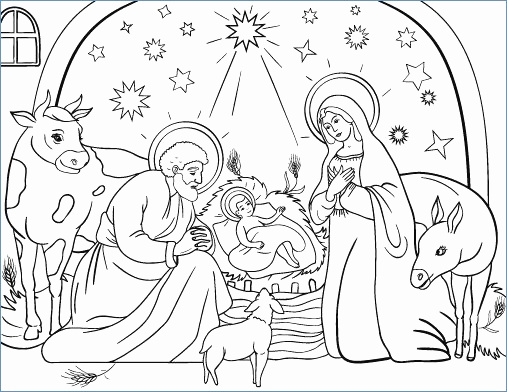 Printable Nativity Scene Coloring Pages at GetColorings ...