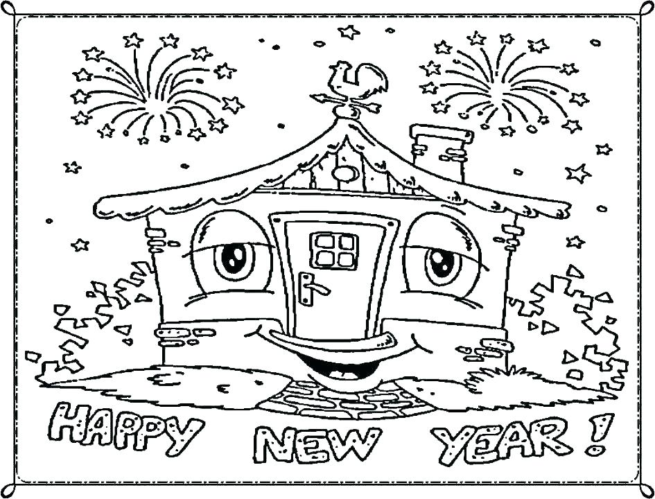 Printable New Years Coloring Pages at GetColorings.com | Free printable ...