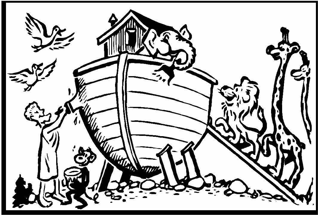 1064x720 Noah39s Ark Coloring Sheet