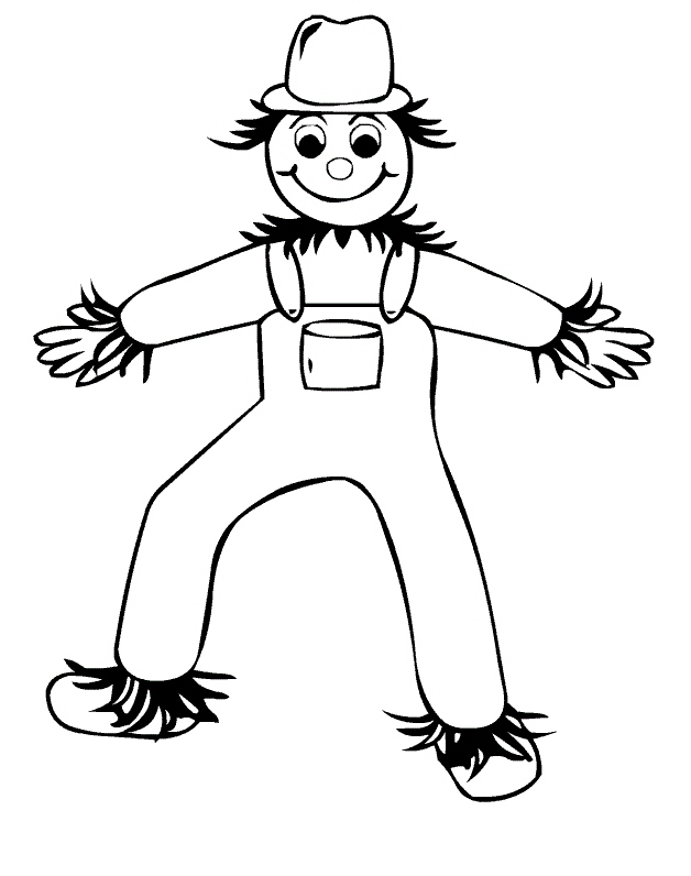 628x796 Scarecrow Coloring Page Lovely Free Printable