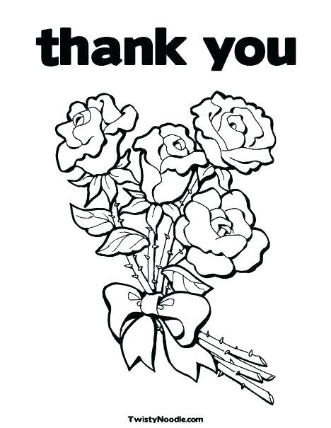 Printable Thank You Coloring Pages at GetColorings.com | Free printable