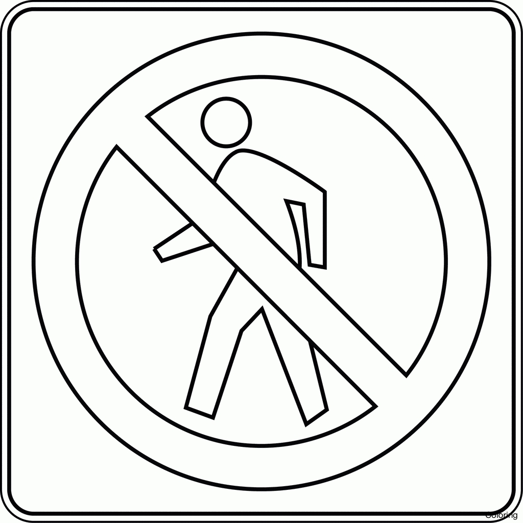 Printable Traffic Signs Coloring Pages at Free
