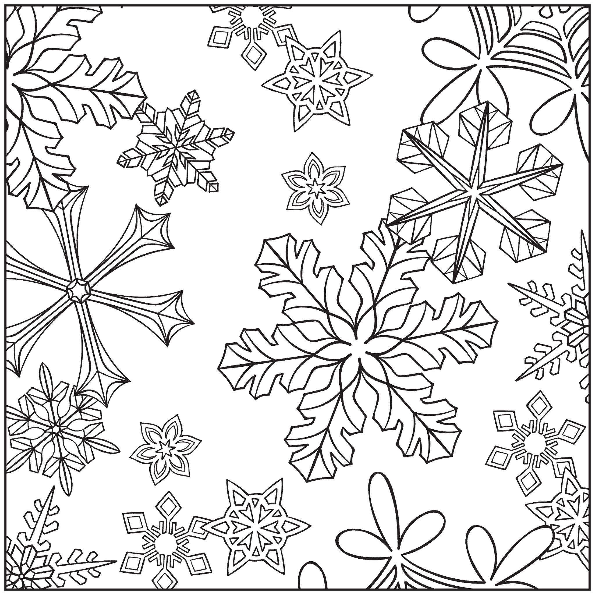 Printable Winter Wonderland Coloring Pages at Free
