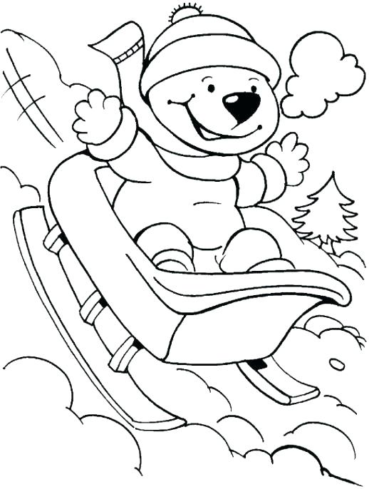 Printable Winter Wonderland Coloring Pages at GetColorings.com | Free