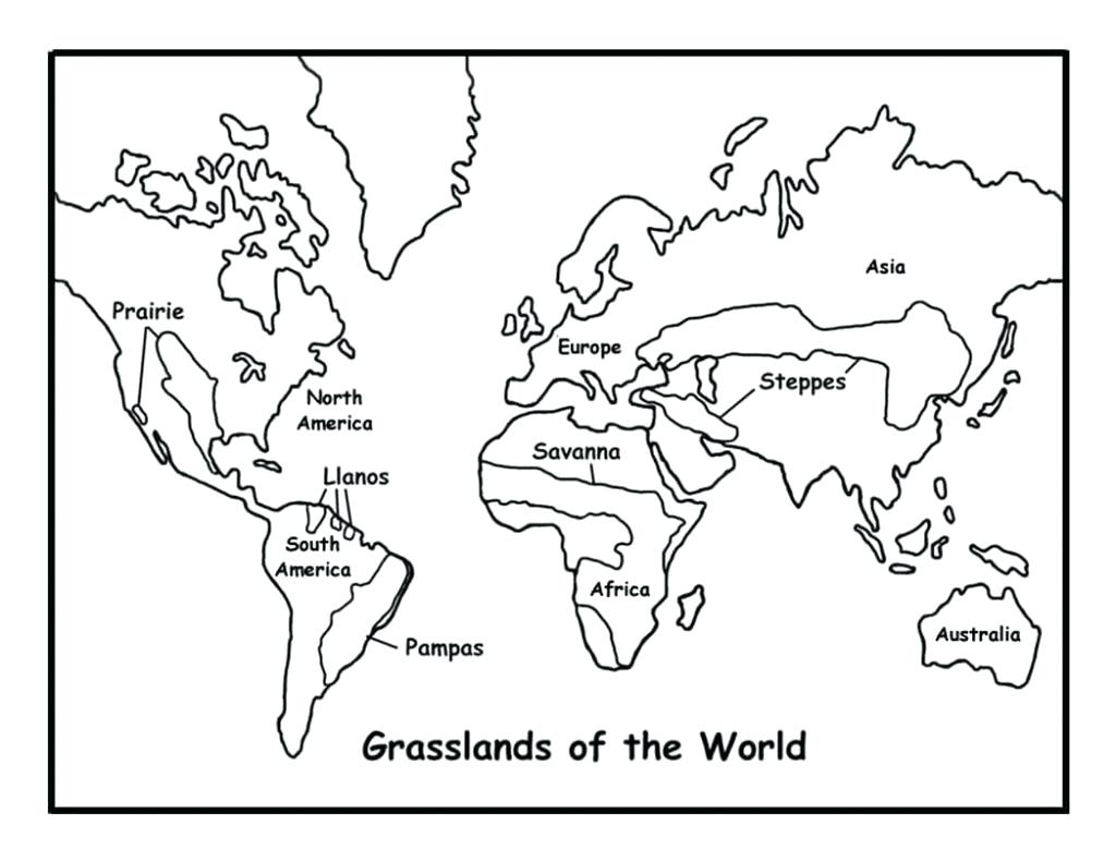 Printable World Map Coloring Page at GetColorings.com | Free printable
