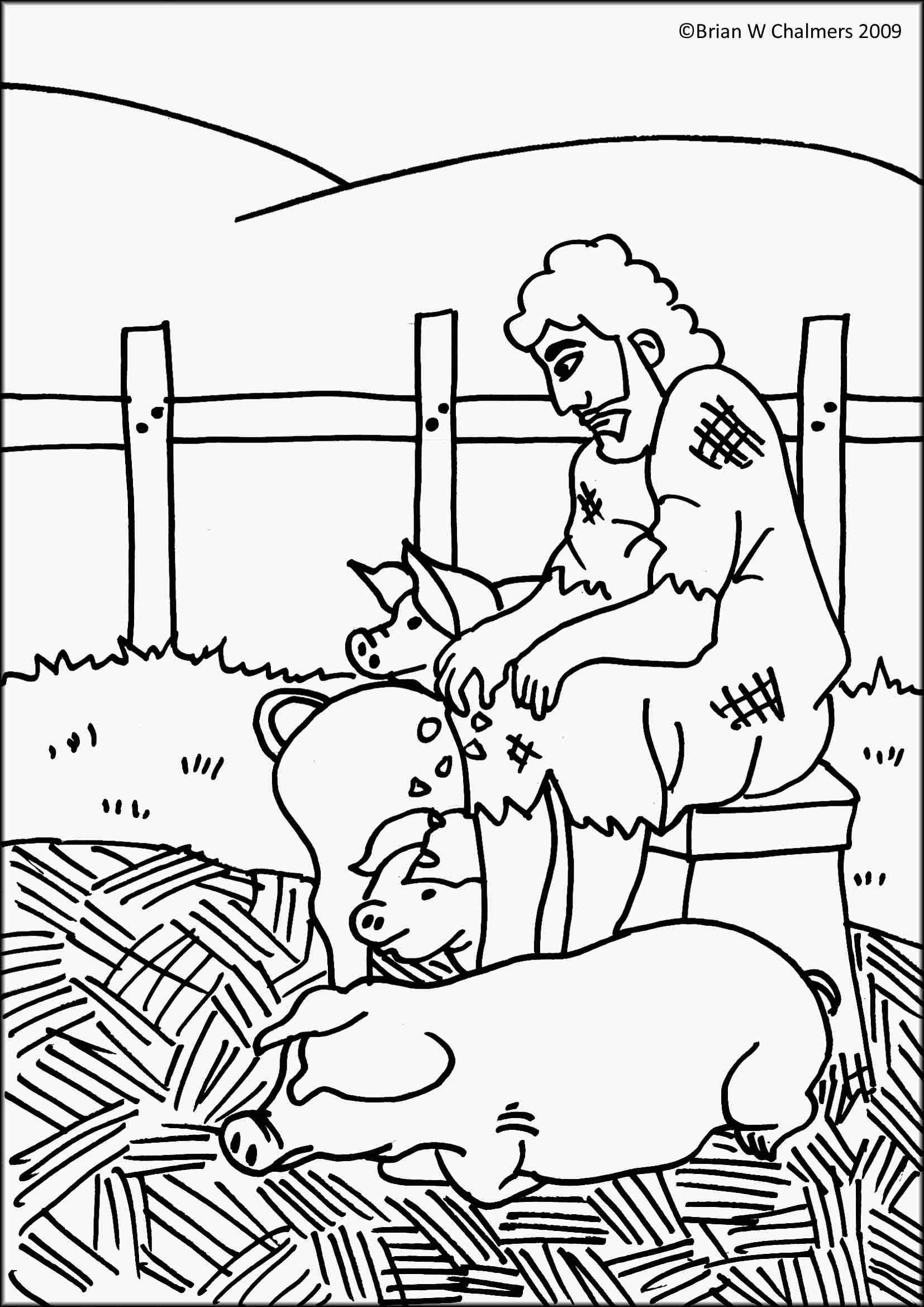 Prodigal Son Coloring Page At GetColorings Free Printable 