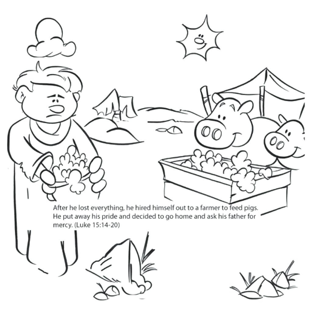 Prodigal Son Coloring Page At GetColorings Free Printable 