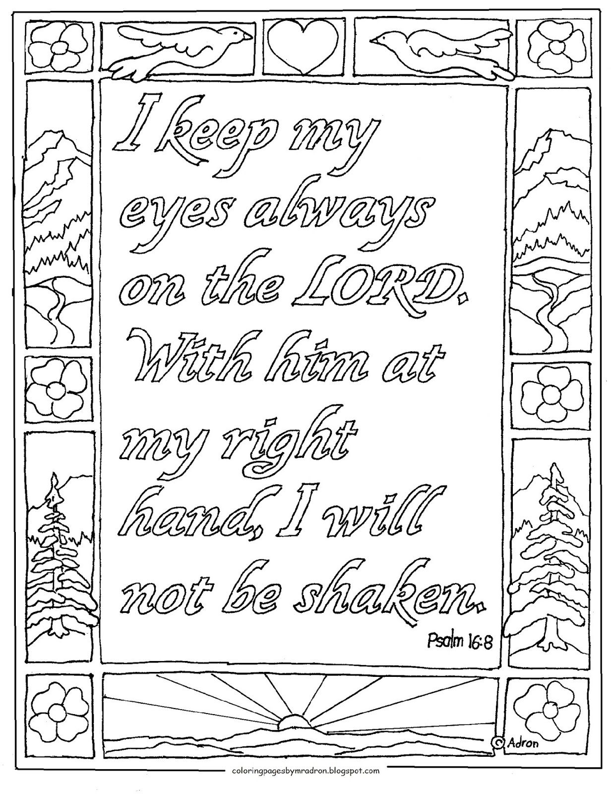 Psalms Coloring Pages at GetColoringscom Free printable