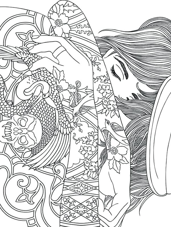 Psychedelic Coloring Pages at GetColorings.com | Free printable