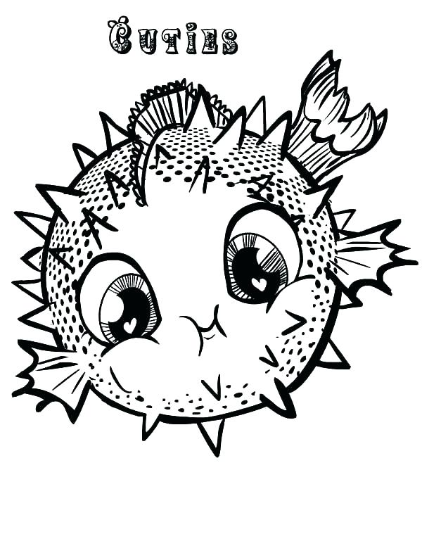 Puffer Fish Coloring Page at GetColorings.com | Free printable