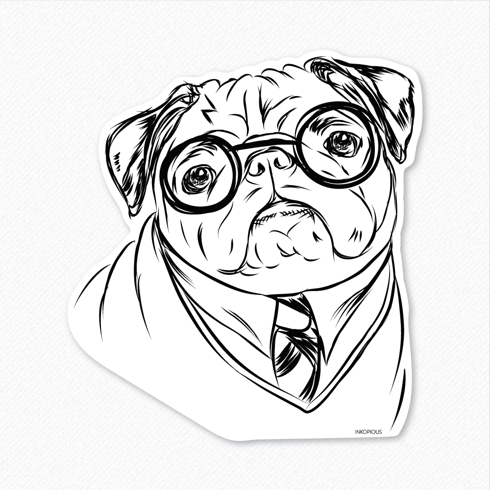 Pug Coloring Pages at Free printable colorings pages