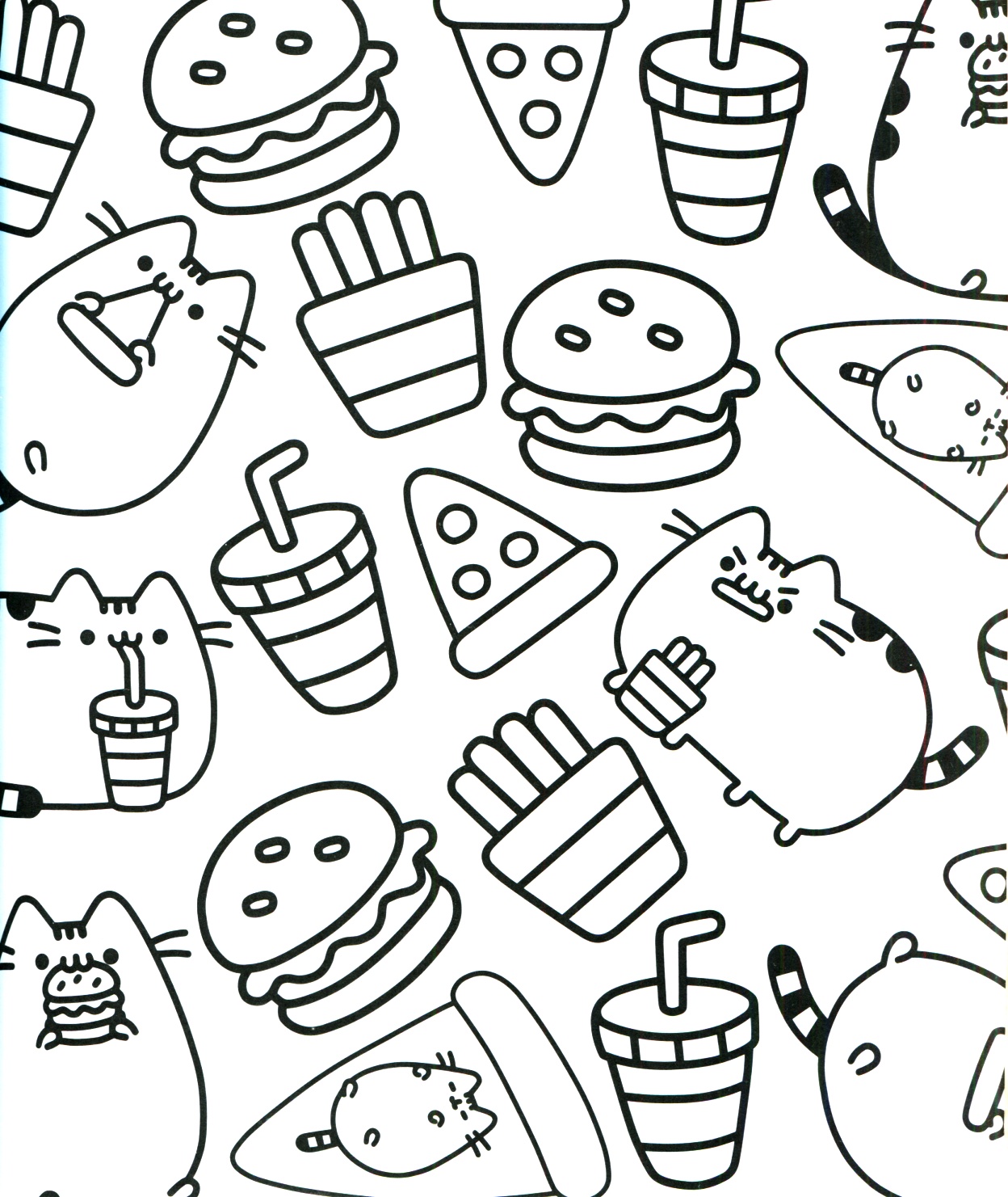 Pusheen Cat Coloring Pages At GetColorings Free Printable 