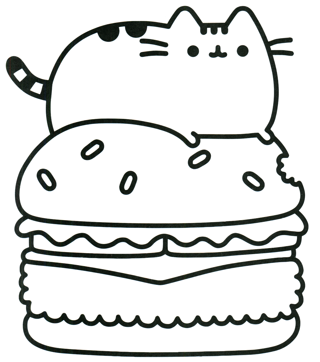 Pusheen Coloring Pages At GetColorings Free Printable Colorings 