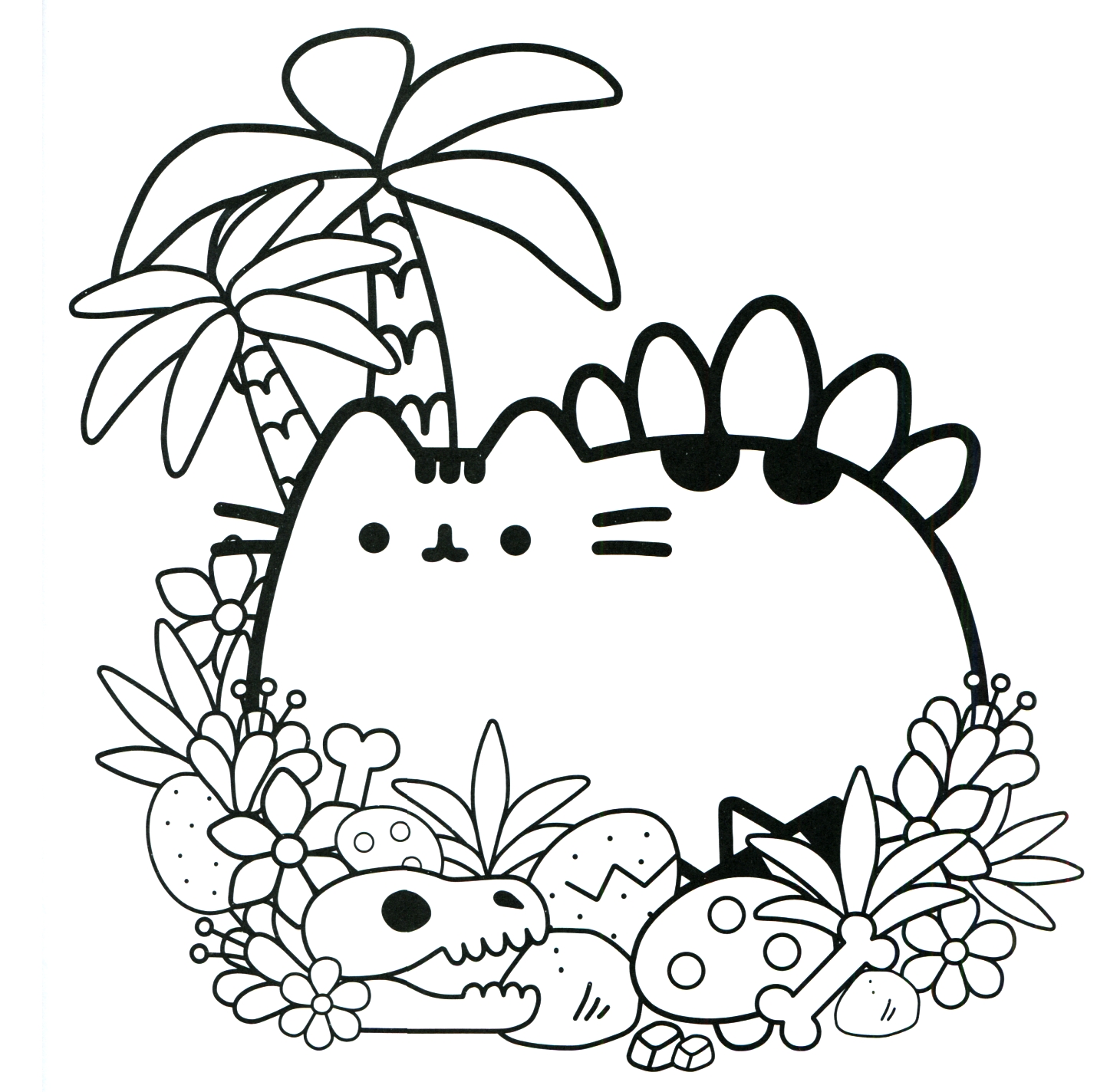 Pusheen Coloring Pages at GetColorings.com | Free printable colorings pages to print and color