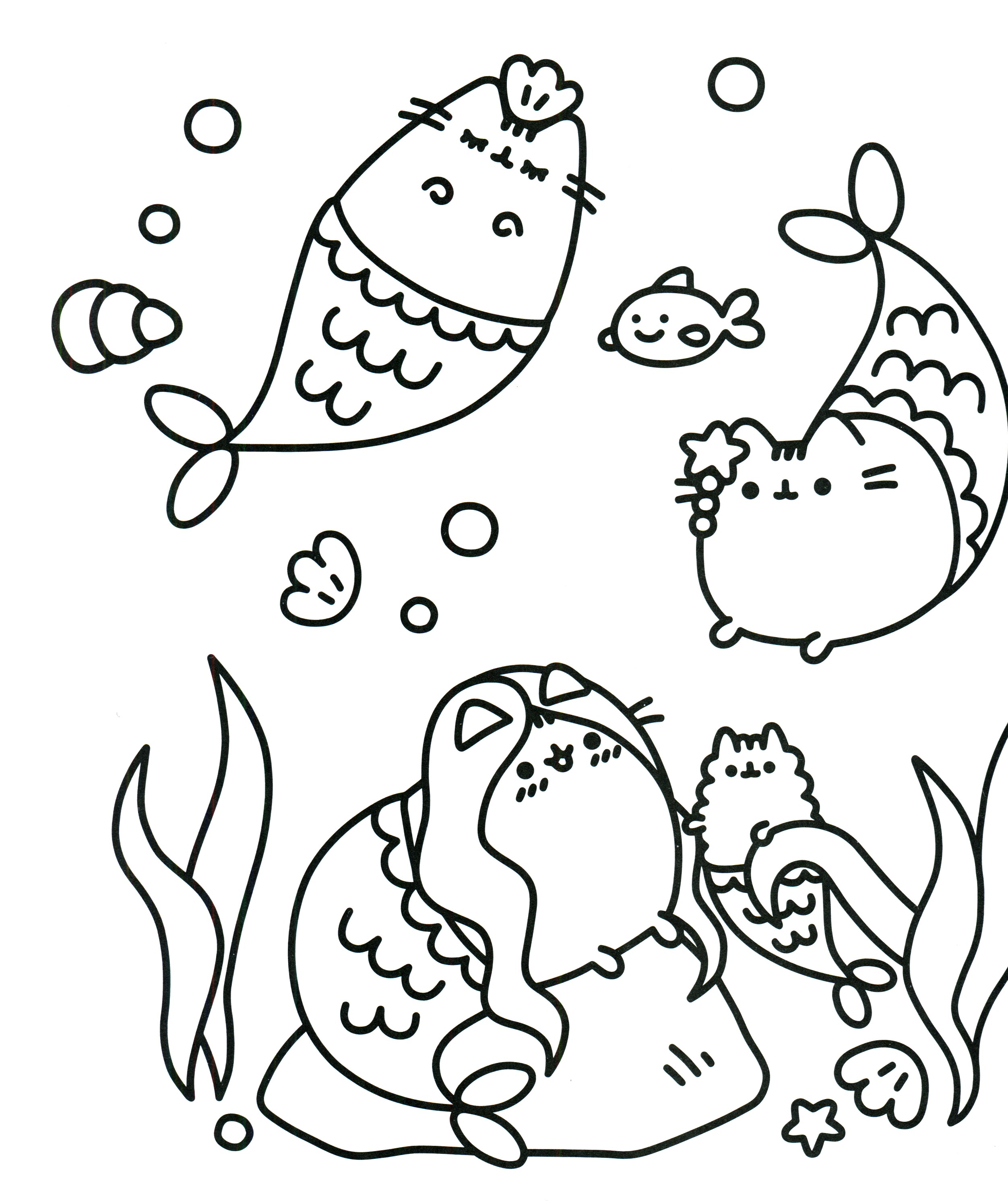 Pusheen Coloring Pages Printable At Getcolorings Com Free 2504x2982 Unicorn Coloring Pages Rainbow New Kawaii Cat