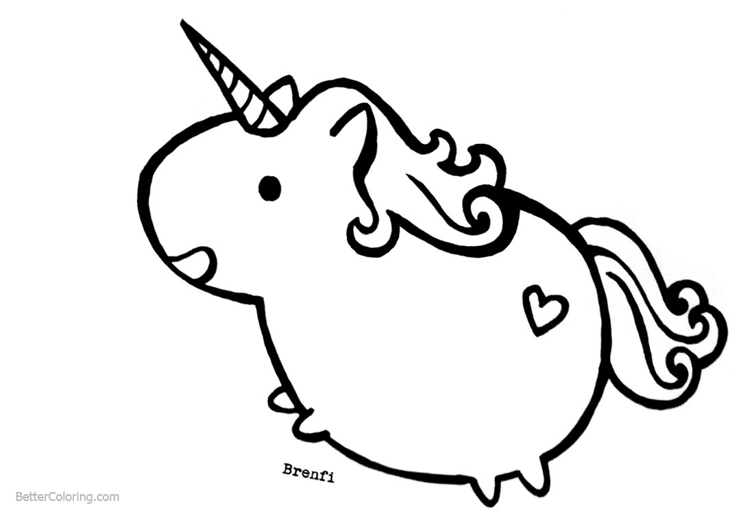 Pusheen Unicorn Coloring Pages at GetColoringscom Free