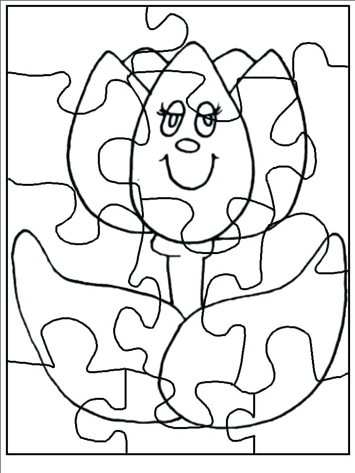 Puzzle Coloring Pages Free Printable