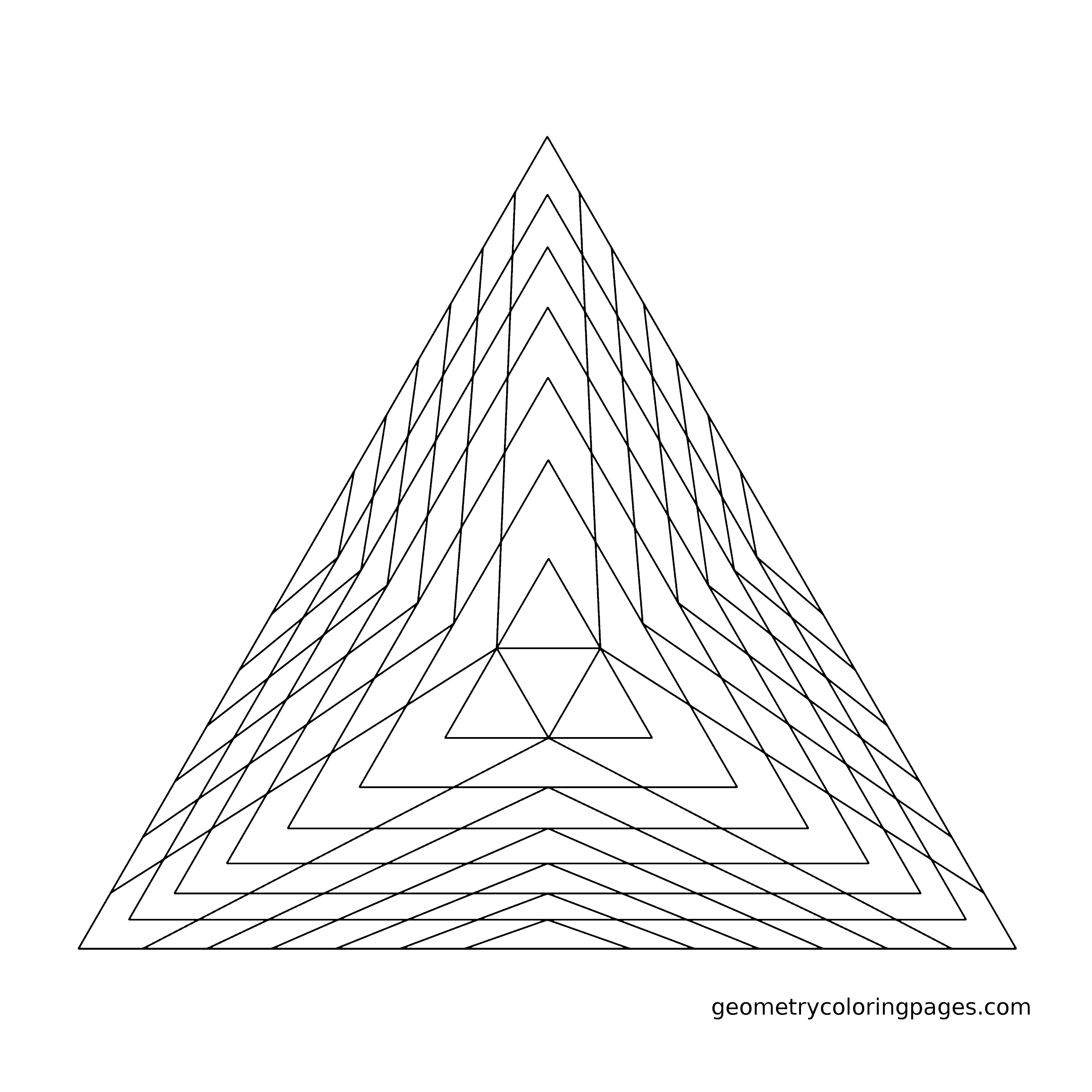 Pyramid Coloring Page at GetColorings.com | Free printable colorings