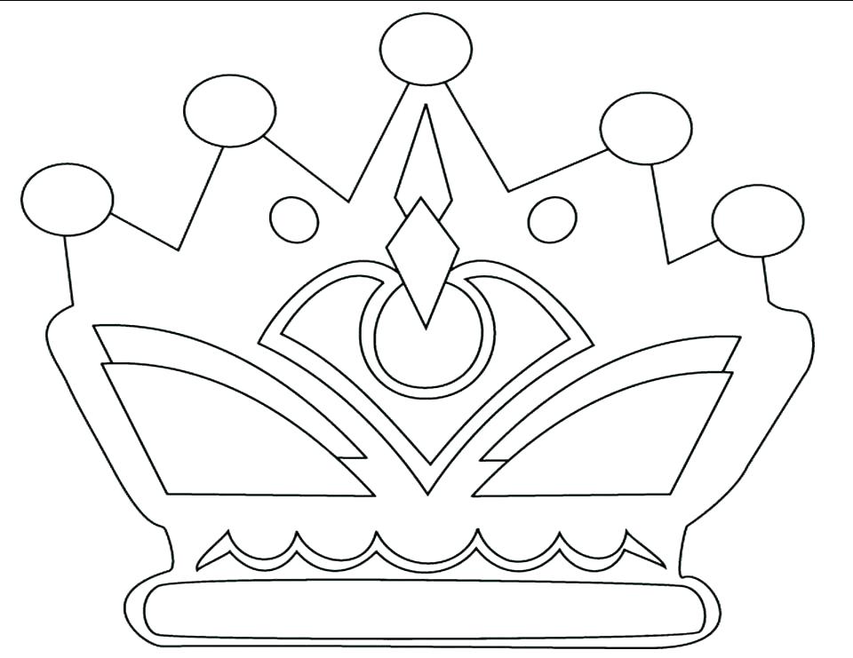 Queen Crown Coloring Page at Free printable