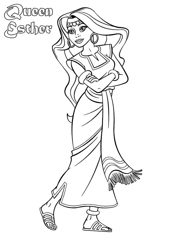 Queen Esther Coloring Pages at GetColorings.com | Free printable