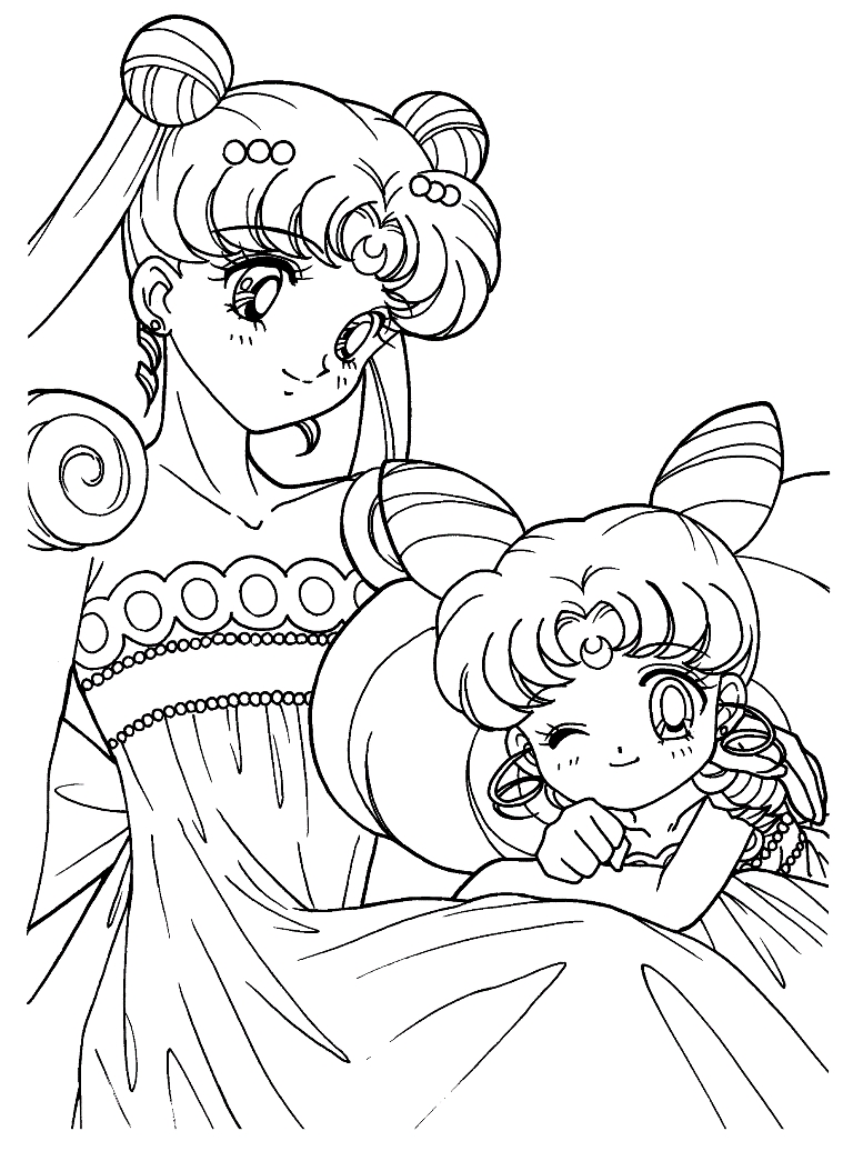 Queen Serenity Coloring Pages At GetColorings Free Printable 