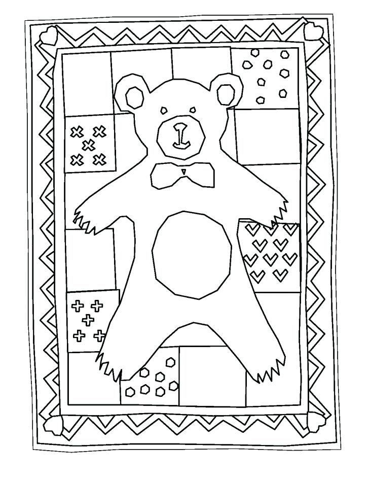 Quilt Coloring Pages To Print at Free printable