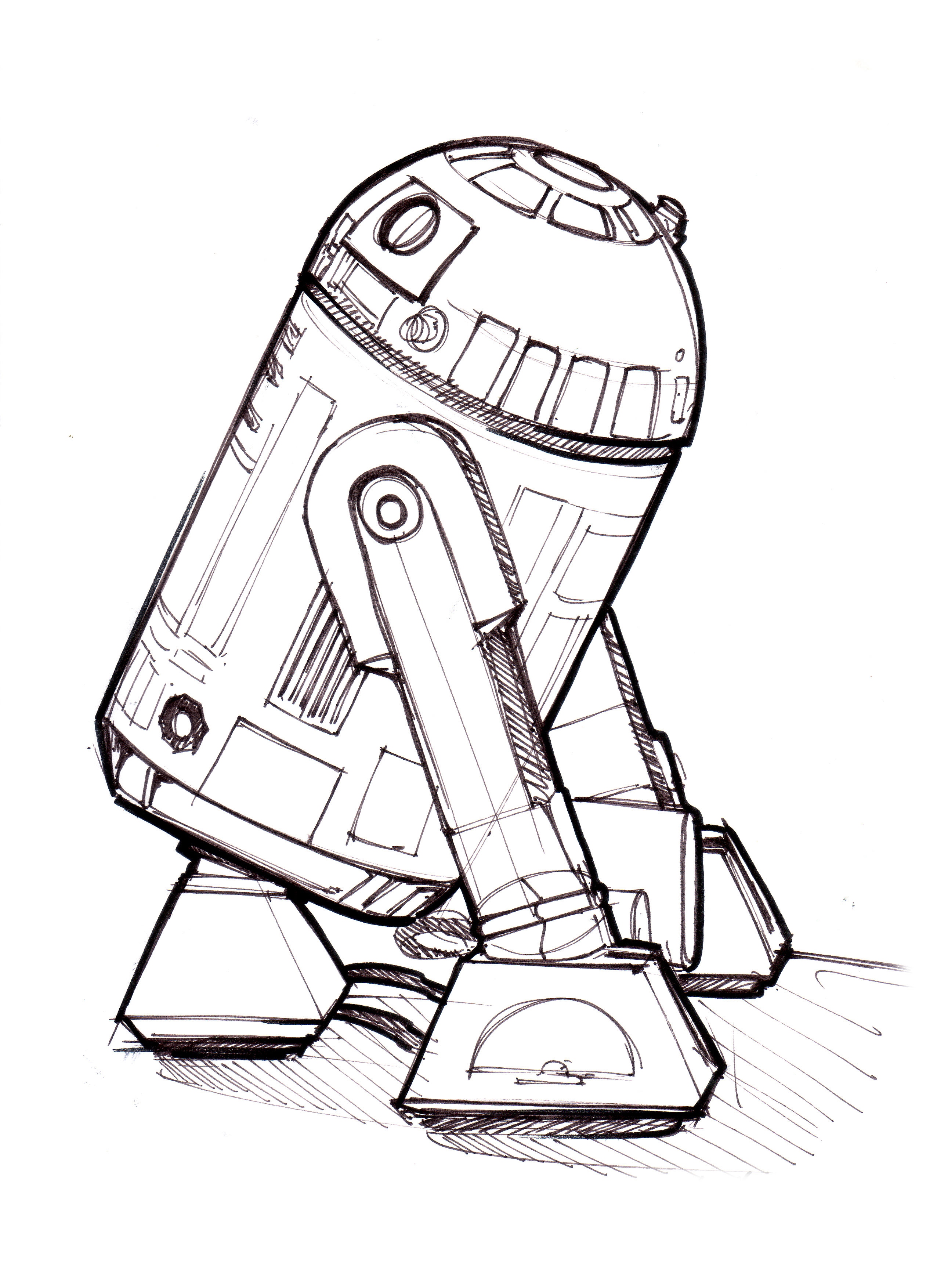 R2d2 Coloring Pages at Free printable colorings