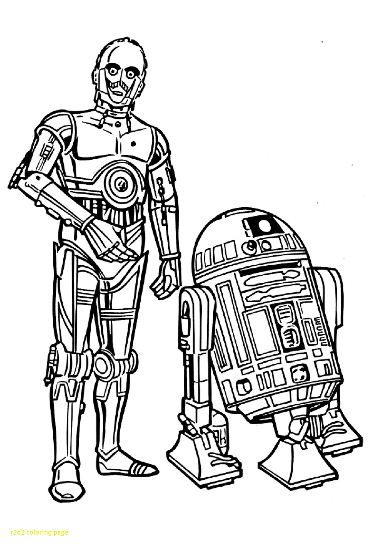 R2d2 Coloring Pages at Free printable
