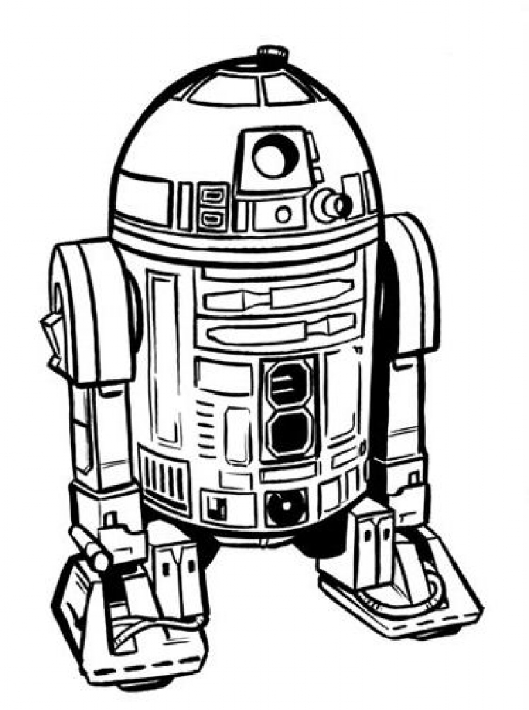 R2d2 Coloring Pages Printable at GetColorings.com | Free printable