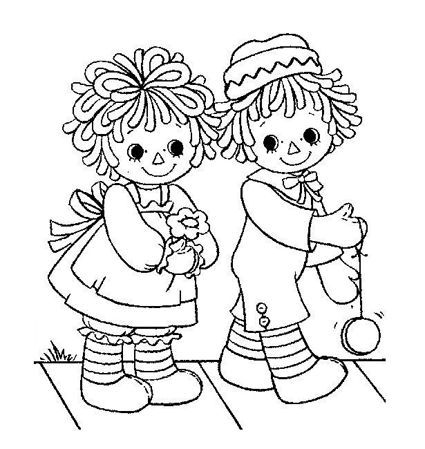 Raggedy Ann Coloring Pages at Free printable colorings pages to print and color