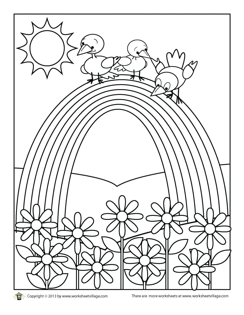 Rainbow Coloring Pages For Adults at GetColorings.com | Free printable