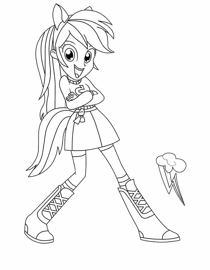 Rainbow Dash Coloring Pages at GetColorings.com | Free ...