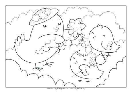 Tropical Rainforest Bird Coloring Pages