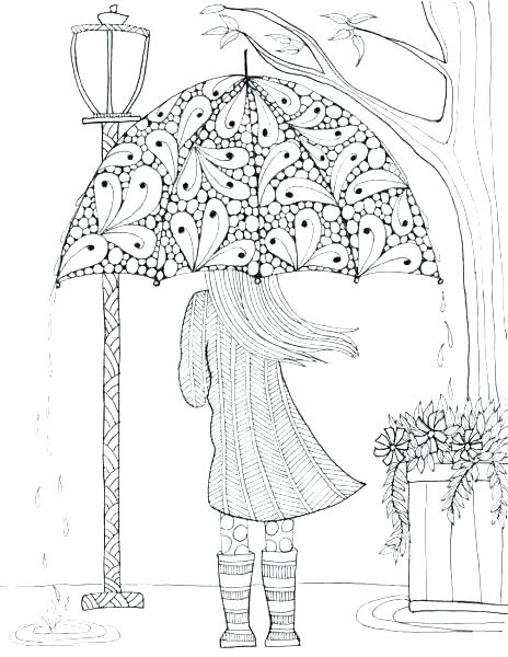 Rainy Weather Coloring Pages at GetColorings.com | Free printable