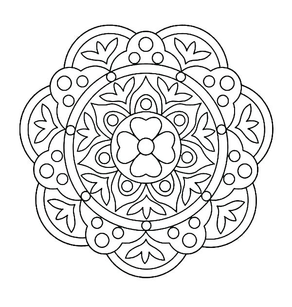 Rangoli Designs Coloring Pages At Getcolorings Free Printable