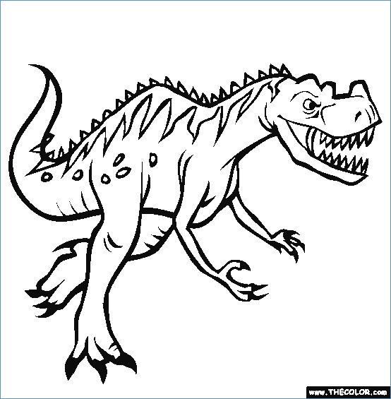 Raptor Dinosaur Coloring Pages At GetColorings Free Printable
