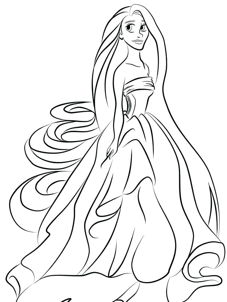 Rapunzel Baby Coloring Pages at GetColorings.com | Free printable
