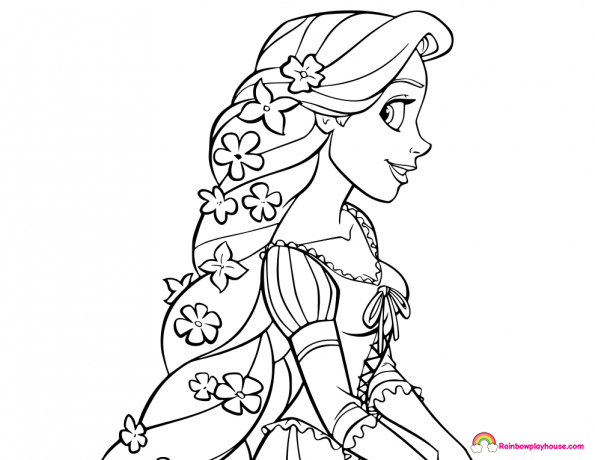Rapunzel Printable Coloring Pages at GetColorings.com | Free printable