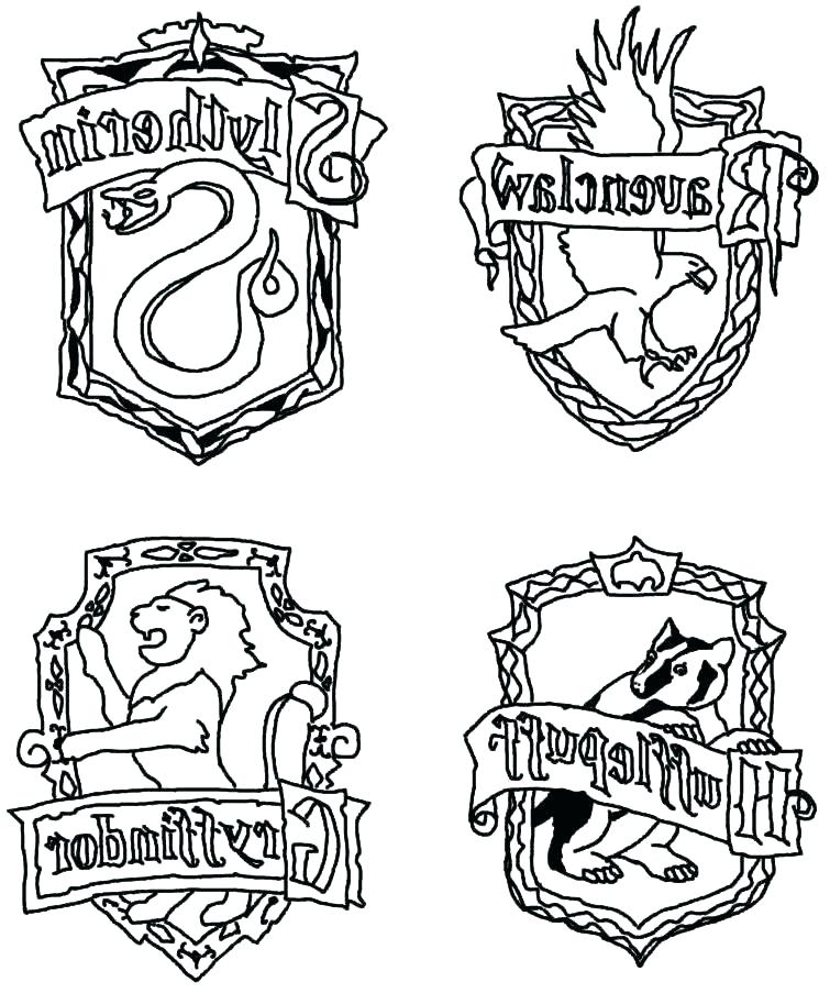 Ravenclaw Crest Coloring Pages at GetColorings.com | Free printable