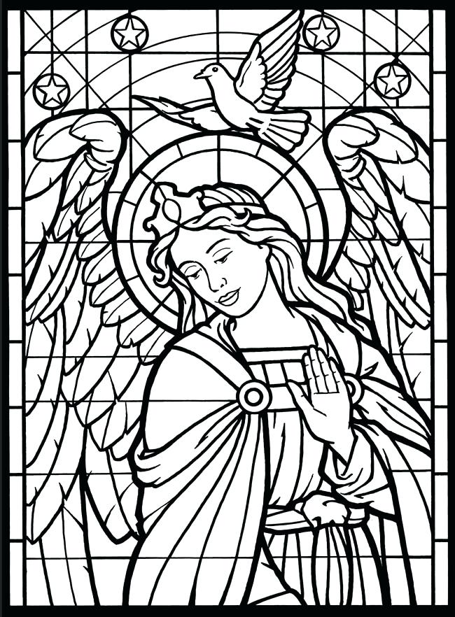 Realistic Angel Coloring Pages at GetColoringscom Free