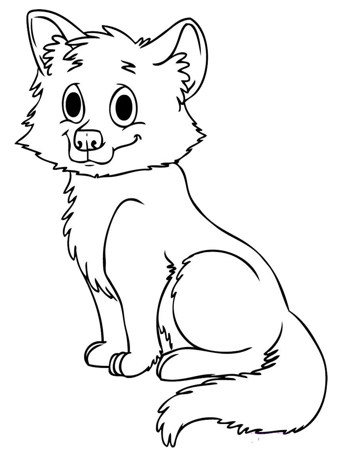 Realistic Baby Animal Coloring Pages at Free