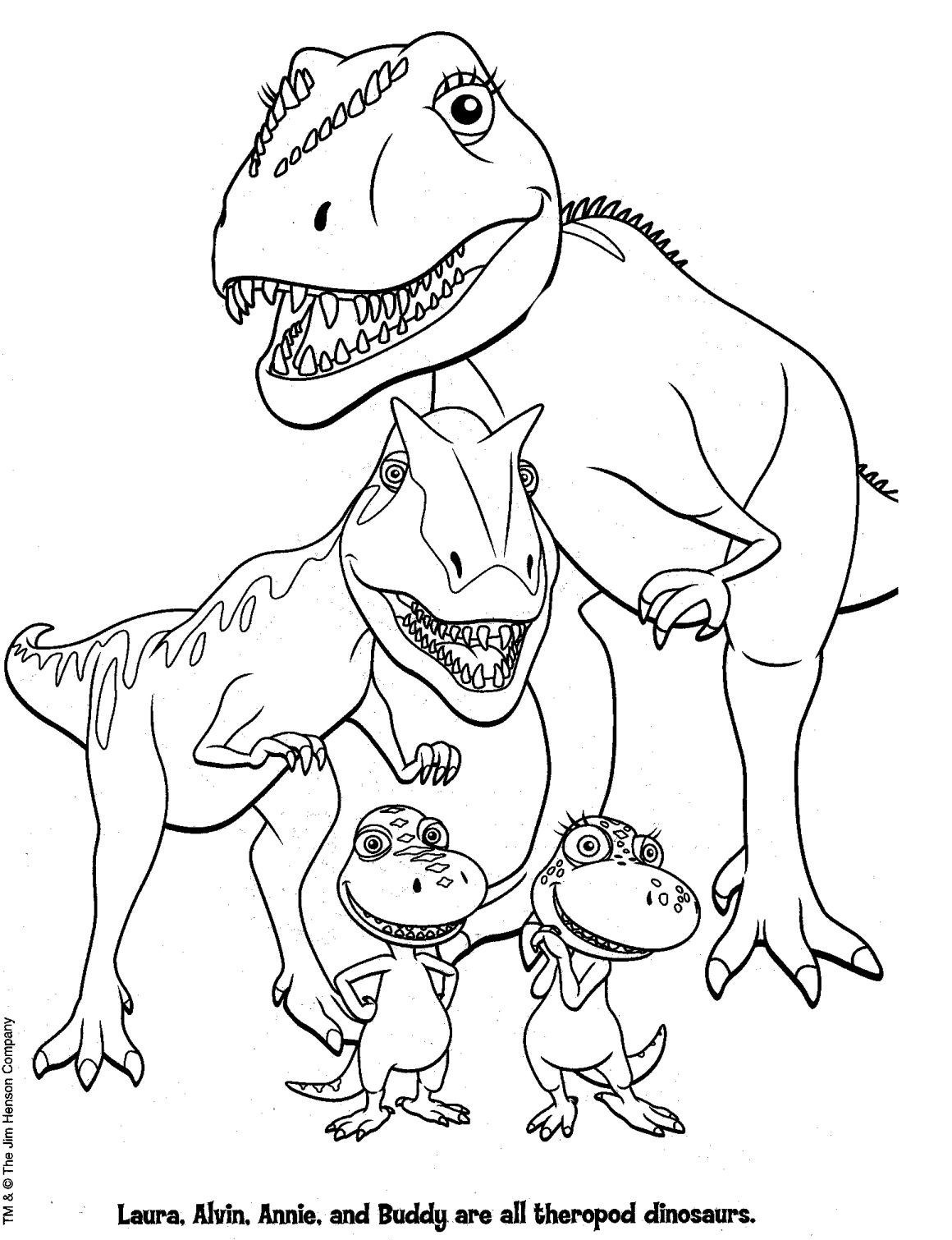 Realistic Dinosaur Coloring Pages at Free printable