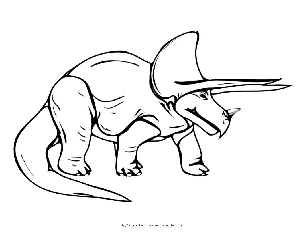 Realistic Dinosaur Coloring Pages at GetColorings.com | Free printable