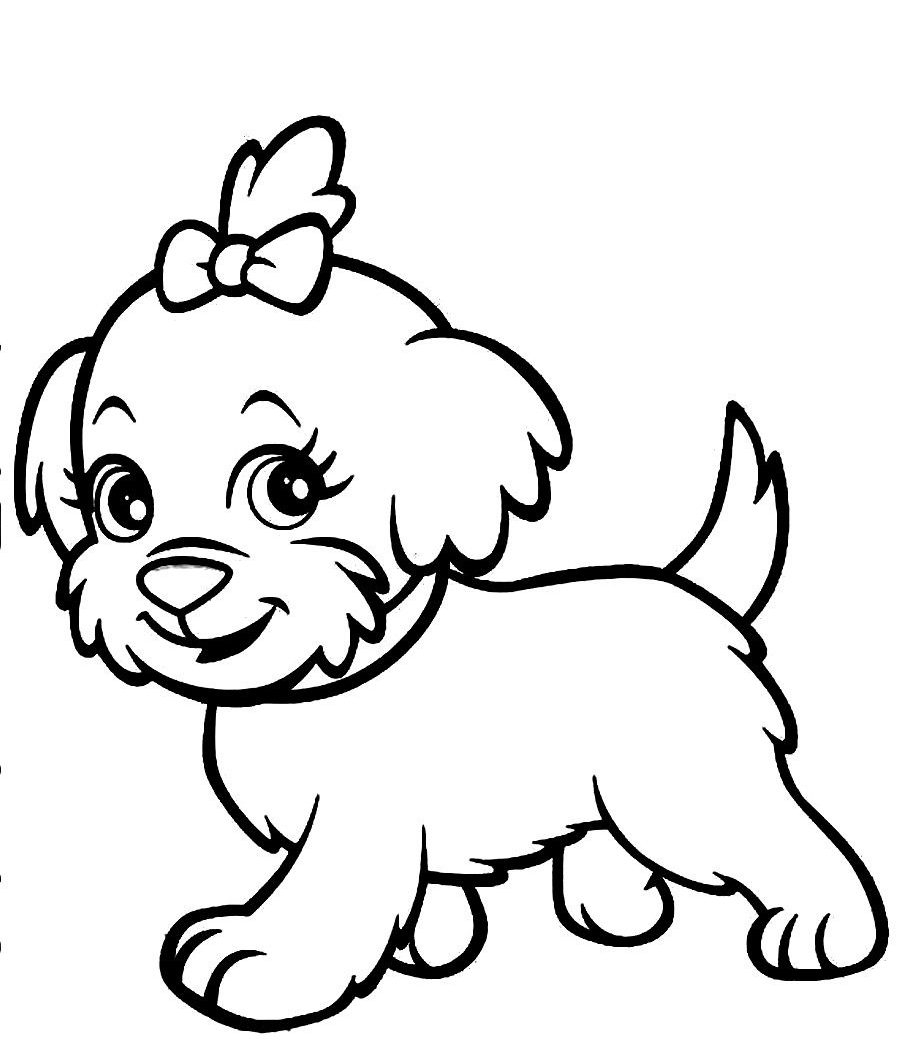 Realistic Dog Coloring Pages at GetColorings.com | Free printable