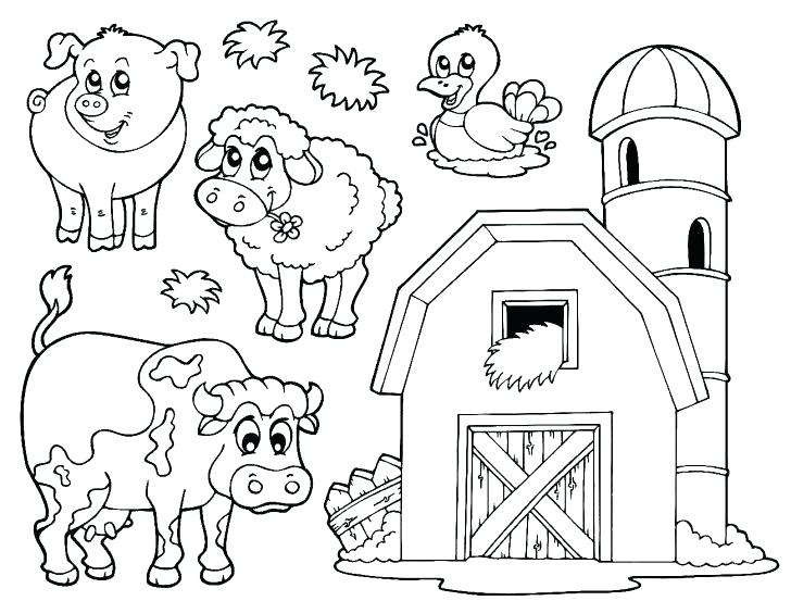 Realistic Farm Animal Coloring Pages at GetColorings.com | Free