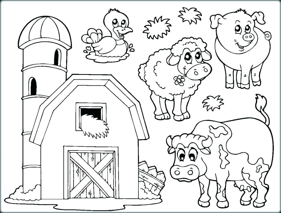 Realistic Farm Animal Coloring Pages at GetColorings.com ...