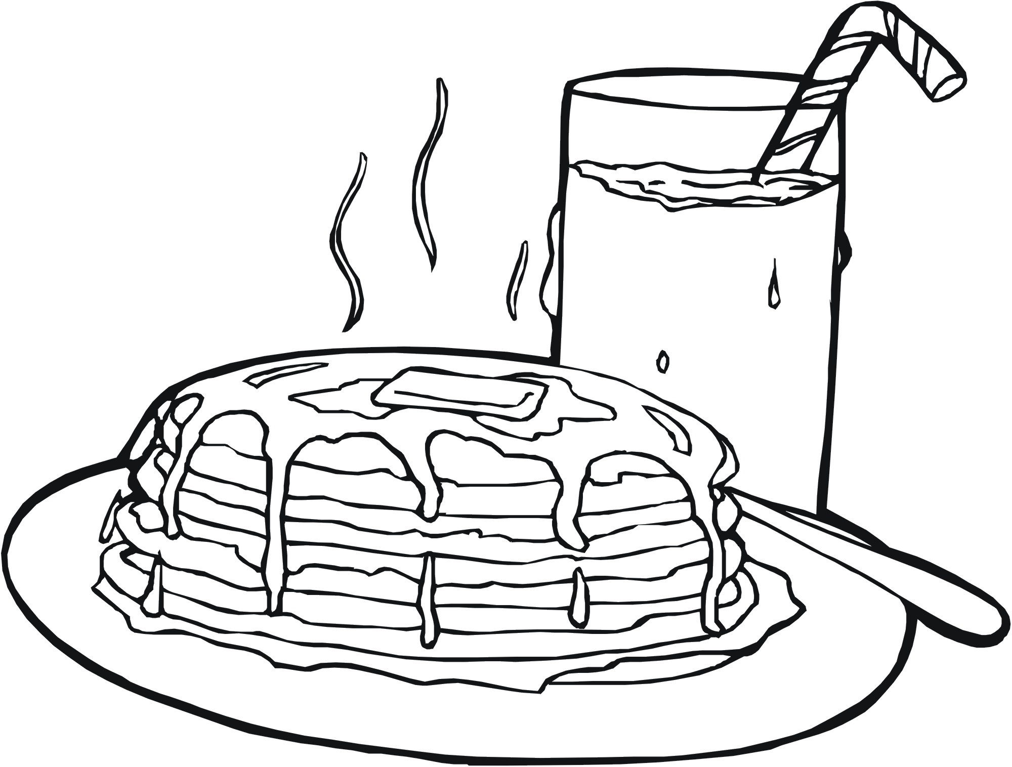 food cute coloring pages