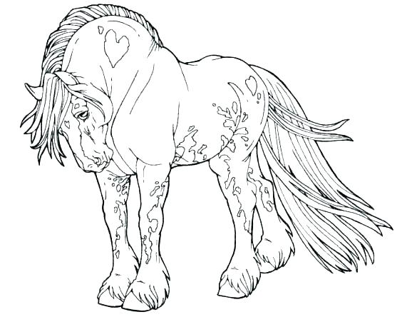 Realistic Horse Coloring Pages at GetColorings.com | Free ...