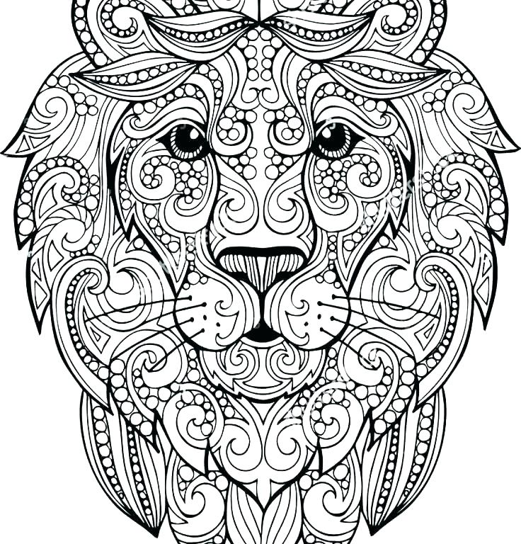 20+ Coloring Pictures Of A Lion : Free Coloring Pages